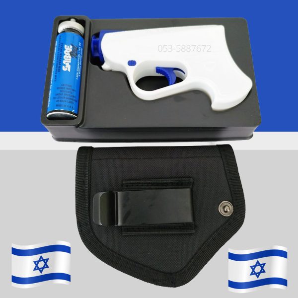 Blue white pepper gun